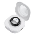 Smart Ring R11M- smart steel ring with charging box Size 7 (17.3mm), black