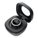 Smart Ring R8 - smart ceramic ring with charging box Size 18mm black