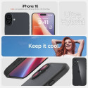 SPIGEN case ULTRA HYBRID for IPHONE 16 frost black