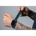 FORCELL F-DESIGN FA02 nylon magnetic strap for APPLE Watch 42 / 44 / 45 / 49 mm rainforest green