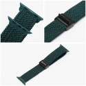FORCELL F-DESIGN FA02 nylon magnetic strap for APPLE Watch 42 / 44 / 45 / 49 mm rainforest green