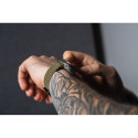 FORCELL F-DESIGN FA02 nylon magnetic strap for APPLE Watch 42 / 44 / 45 / 49 mm dark olive green