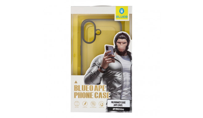 BLUEO APE Phone Case - Apple iPhone 16 gray