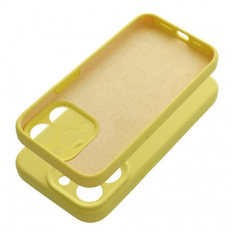 Case for iPhone 16 PRO MAX Silicone 2mm yellow