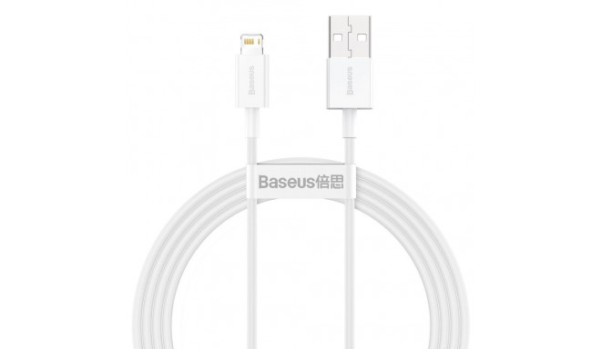 BASEUS cable USB A to Lightning 2,4A Superior CALYS-B02 1,5 m white