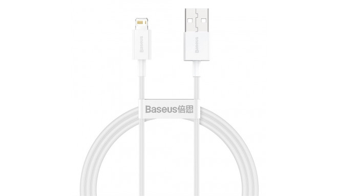 BASEUS cable USB A to Lightning 2,4A Superior CALYS-A02 1 m white
