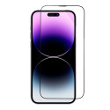 5D Full Glue Tempered Glass for iPhone 13 Pro Max / 14 Plus black + applicator