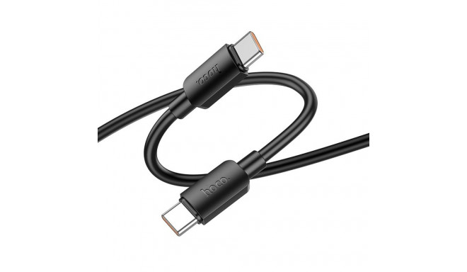 Cable USB C to USB C Hoco PD 6A 100W 1 m X96 black