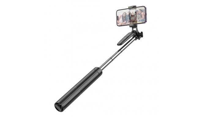 HOCO selfie stick with bluetooth remote control tripod K19 black