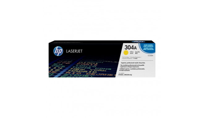 HP 304A (CC532A) kollane toonerikassett