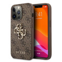 Guess GUHCP13L4GMGBR iPhone 13 Pro / 13 6.1" brown/brown hardcase 4G Big Metal Logo