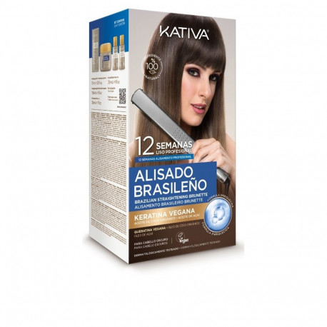 KATIVA PROFESIONAL ALISADO BRASILEÑO PRO DARK ESTUCHE 6 pz