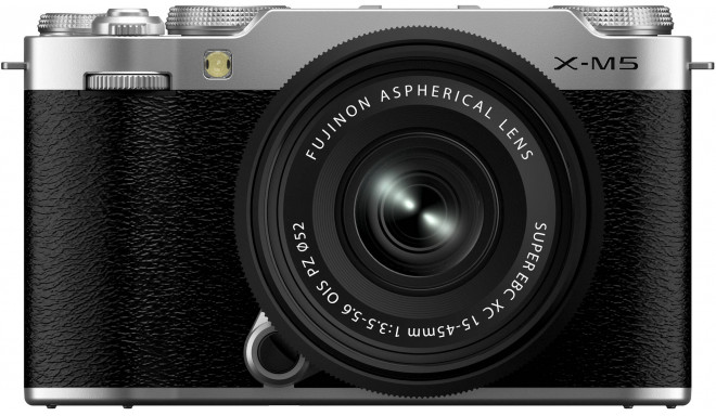 Fujifilm X-M5 + 15-45mm, silver