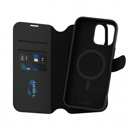 Kaitseümbris kaanega Tango 2-in-1 MagSafe, Apple iPhone 16 Pro Max, must, CARE by PanzerGlass