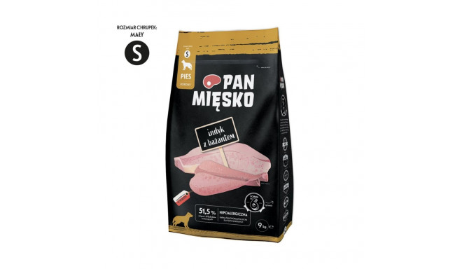 PAN MIĘSKO kalkun faasaniga S kuiv koeratoit 9 kg