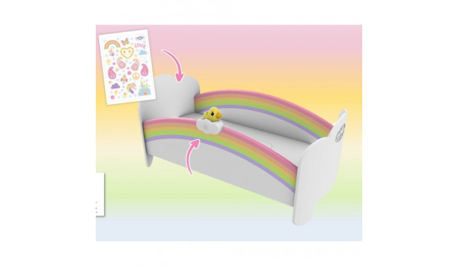 BABY BORN bed Rainbow