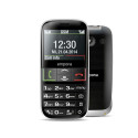 Emporia emporiaEUPHORIA 5.84 cm (2.3&quot;) 90 g Black, Silver Senior phone