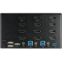 StarTech.com 2 Port Quad Monitor DisplayPort KVM Switch - 4K 60Hz UHD HDR - Desktop 4K DP 1.2 KVM wi