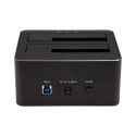 StarTech.com Dual-Bay USB 3.0 to SATA Hard Drive Docking Station, USB Hard Drive Dock, External 2.5/