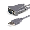 StarTech.com 3ft (91cm) 1-Port USB to Serial Cable, DB9/DB25 RS232 to USB Converter, Prolific, USB t