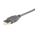 StarTech.com 3ft (91cm) 1-Port USB to Serial Cable, DB9/DB25 RS232 to USB Converter, Prolific, USB t