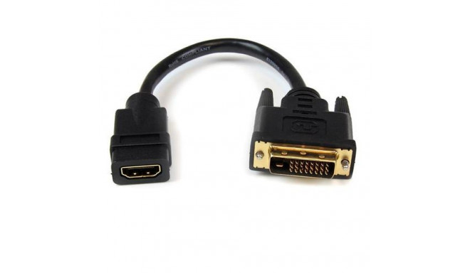 StarTech.com 8in HDMI to DVI-D Video Cable Adapter - HDMI Female to DVI Male