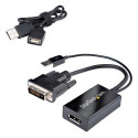 StarTech.com DVI to DisplayPort Adapter - USB Power - 1920 x 1200 - DVI to DisplayPort Converter - V