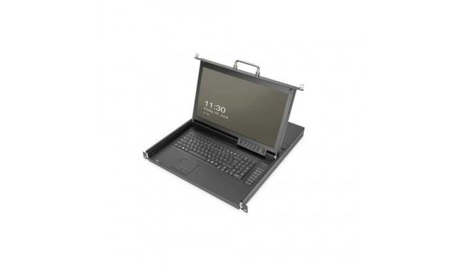 Digitus 17&quot; HD LCD KVM Console, 8-Port VGA, US Keyboard