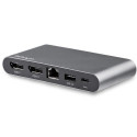 StarTech.com USB C Dock - 4K Dual Monitor DisplayPort - Mini Laptop Docking Station - 100W Power Del