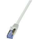 LogiLink Cat6a S/FTP, 1m networking cable Grey S/FTP (S-STP)