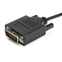 StarTech.com 6.6 ft. (2m) USB-C to DVI Cable - 1920 x 1200 - Black