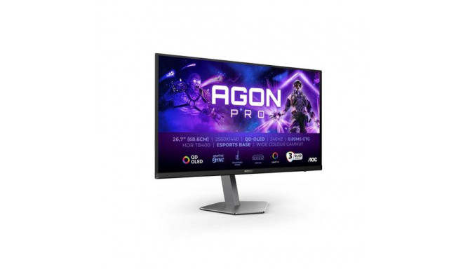 AOC AGON PRO AG276QZD2 computer monitor 67.8 cm (26.7&quot;) 2560 x 1440 pixels Quad HD QD-OLED 