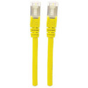 Intellinet Network Patch Cable, Cat7 Cable/Cat6A Plugs, 0.25m, Yellow, Copper, S/FTP, LSOH / LSZH, P