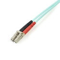 StarTech.com 3m (10ft) LC/UPC to LC/UPC OM4 Multimode Fiber Optic Cable, 50/125µm LOMMF/VCSEL Zipcor