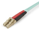 StarTech.com 1m (3ft) LC/UPC to LC/UPC OM4 Multimode Fiber Optic Cable, 50/125µm LOMMF/VCSEL Zipcord