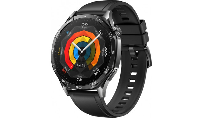 Huawei Watch GT 5 46 мм, нержавеющая сталь/черный