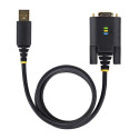 StarTech.com 10ft (3m) USB to Serial Adapter Cable, COM Retention, Interchangeable Screws/Nuts, USB-