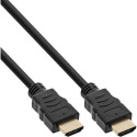 InLine High Speed HDMI Cable with Ethernet, M/M, black, golden contacts, 5m