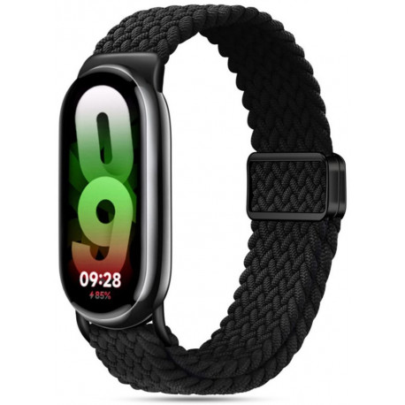 Tech-Protect kellarihm NylonMag Xiaomi Smart Band 8/9, must