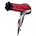 Braun HD770 hair dryer 2200 W Red, Silver