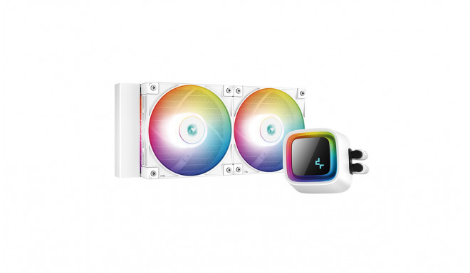 DeepCool LS520 WH Processor All-in-one liquid cooler 12 cm White 1 pc(s)