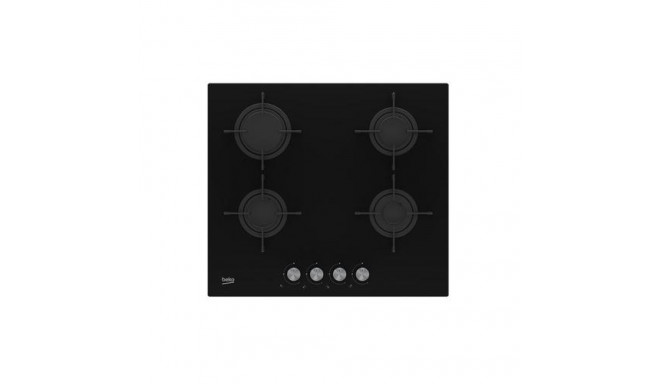 Beko HILG 64220 S hob Black Built-in Gas 4 zone(s)