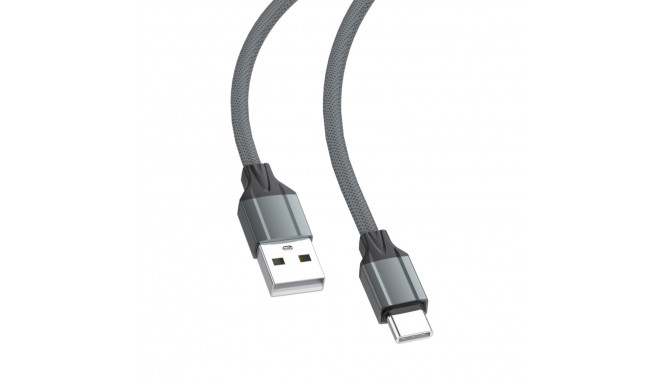 D-Fruit kaabel USB-A - USB-C 2m, hall (DF120)