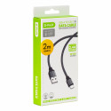 D-Fruit cable USB-A - USB-C 2m, grey (DF120)