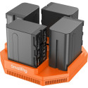 SMALLRIG 4837 NP-F 4-CHANNEL CAMERA BATTERY CHARGER