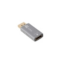 DISPLAYPORT(M)->HDMI(F) ADAPTER 4K SILVER LANBERG