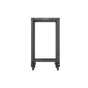 OPEN RACK 18U 600X800 BLACK LANBERG