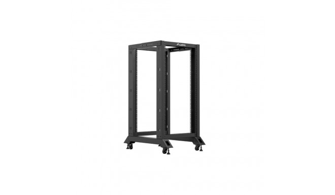 OPEN RACK 19" 22U 600X800 BLACK LANBERG V2 (FLAT PACK)