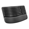 LOGITECH Wave Keys for Business Keyboard wireless Bluetooth 5.1 LE QWERTY graphite (PAN)