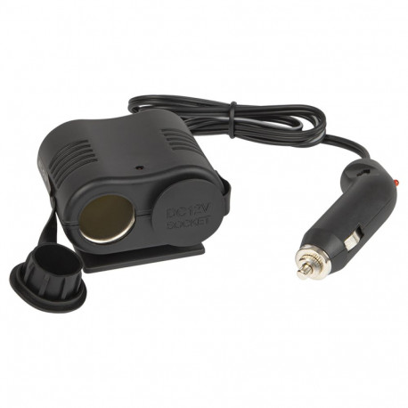 96-865# auto sigaretisüütaja jagaja 1x pistik / 2x pesa + kaabel cs-24"